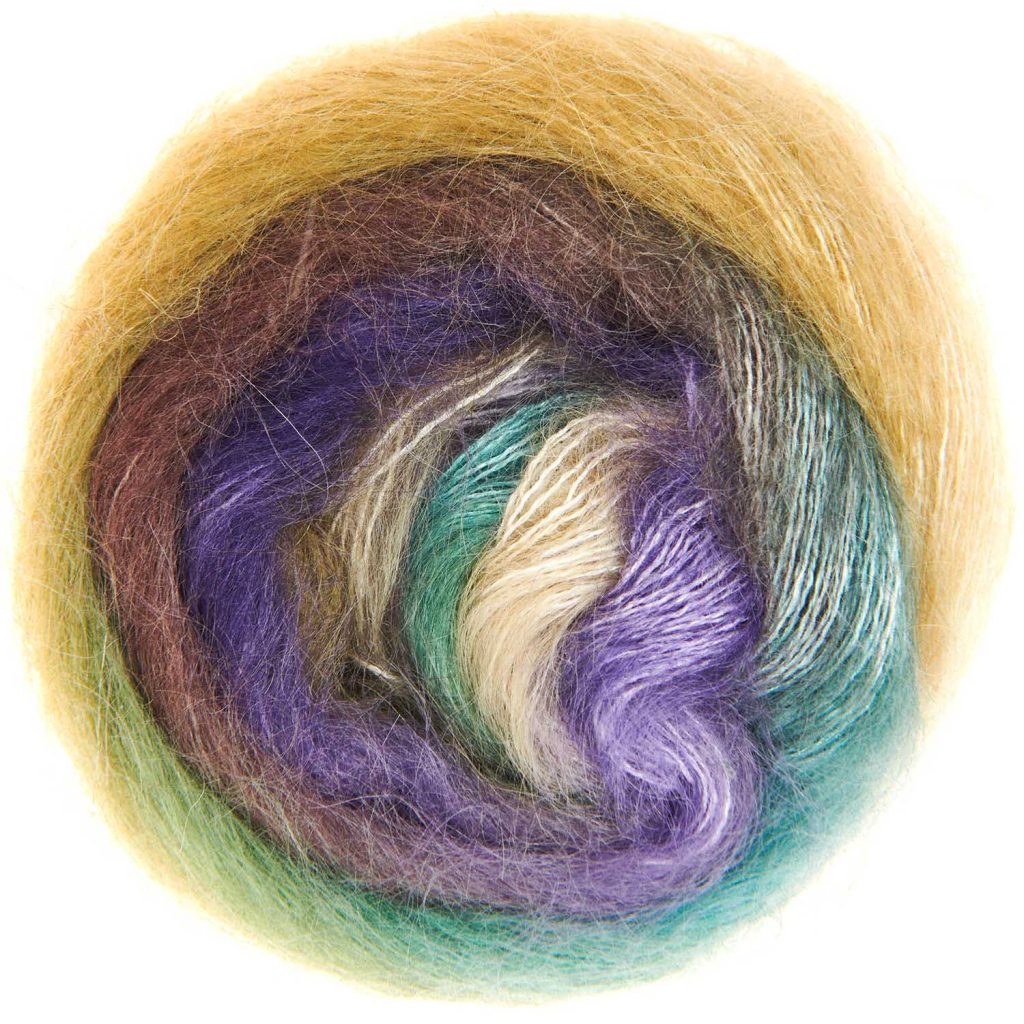 Rico mohair silk print