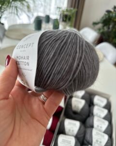 Katia mohair cotton megztukas